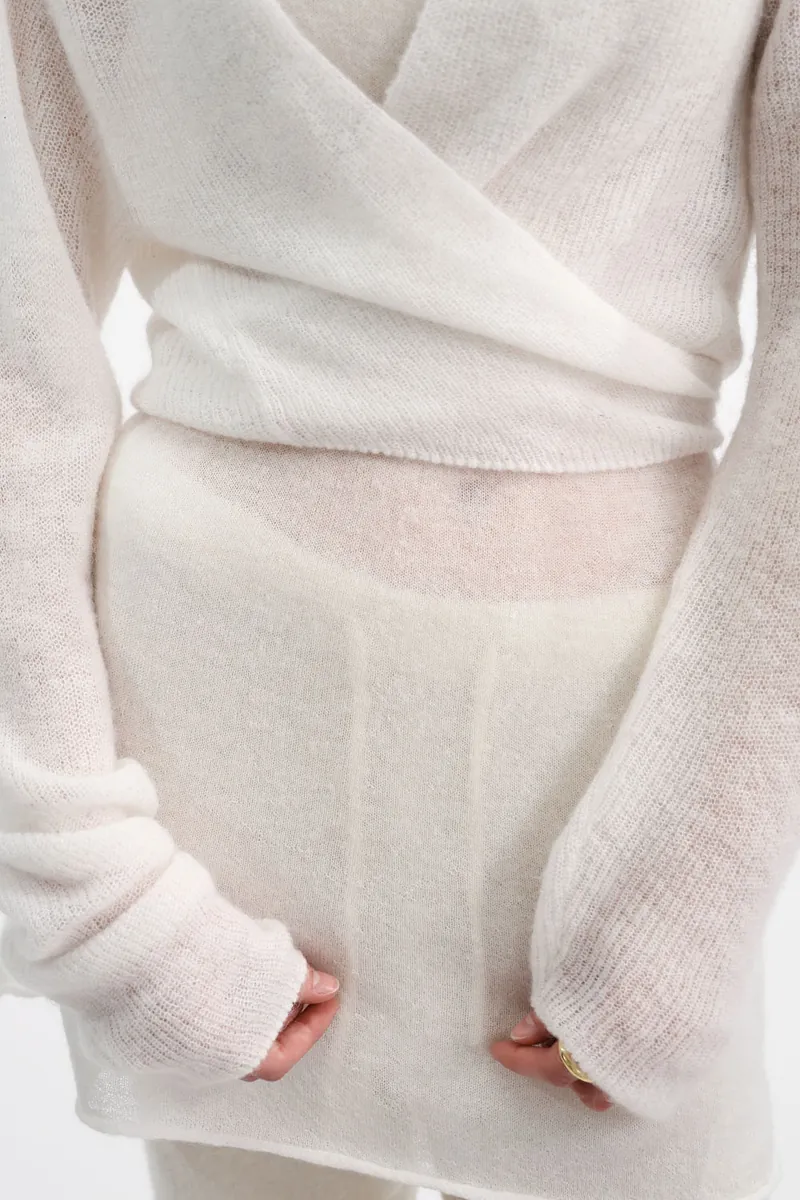 Studio Doe - Fine Wool Blend Knit Two-Piece Set