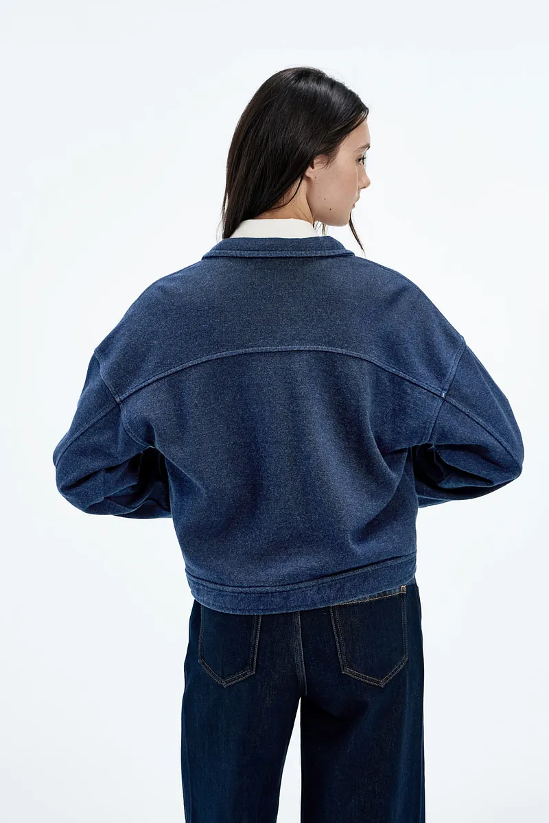 Studio Doe - Knit Denim Cropped Jacket