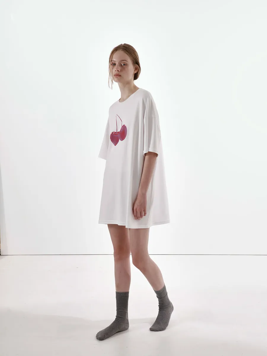 Studio Doe - Oversized Cherry Print T-Shirt