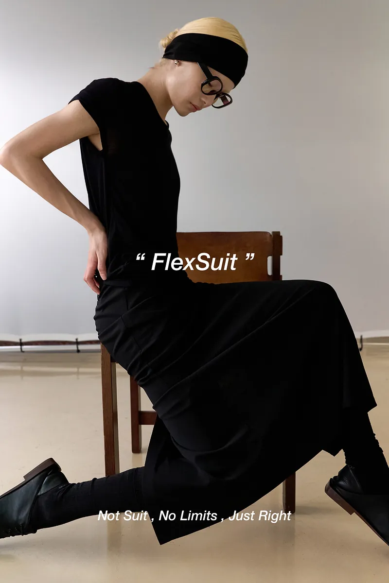 Studio Doe - Satin Cool-Feel Straight Skirt