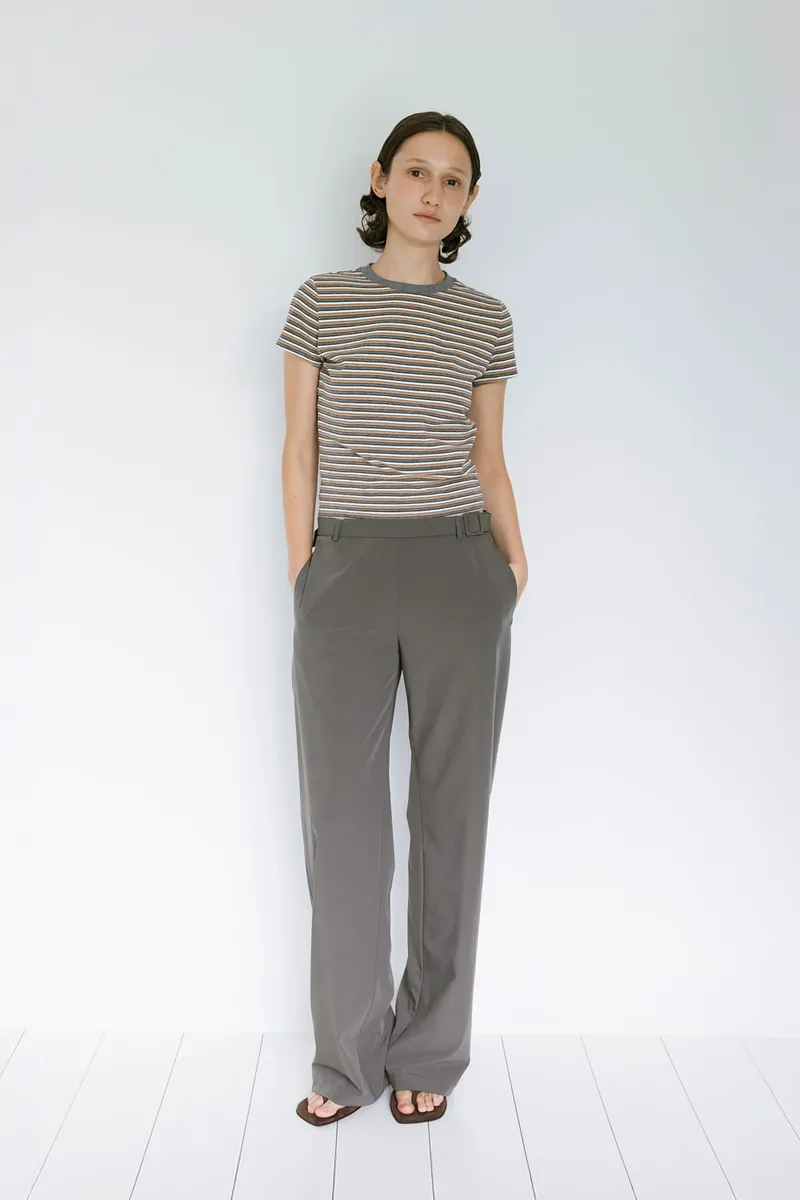 Studio Doe - LazyChic Straight Pants with Belt