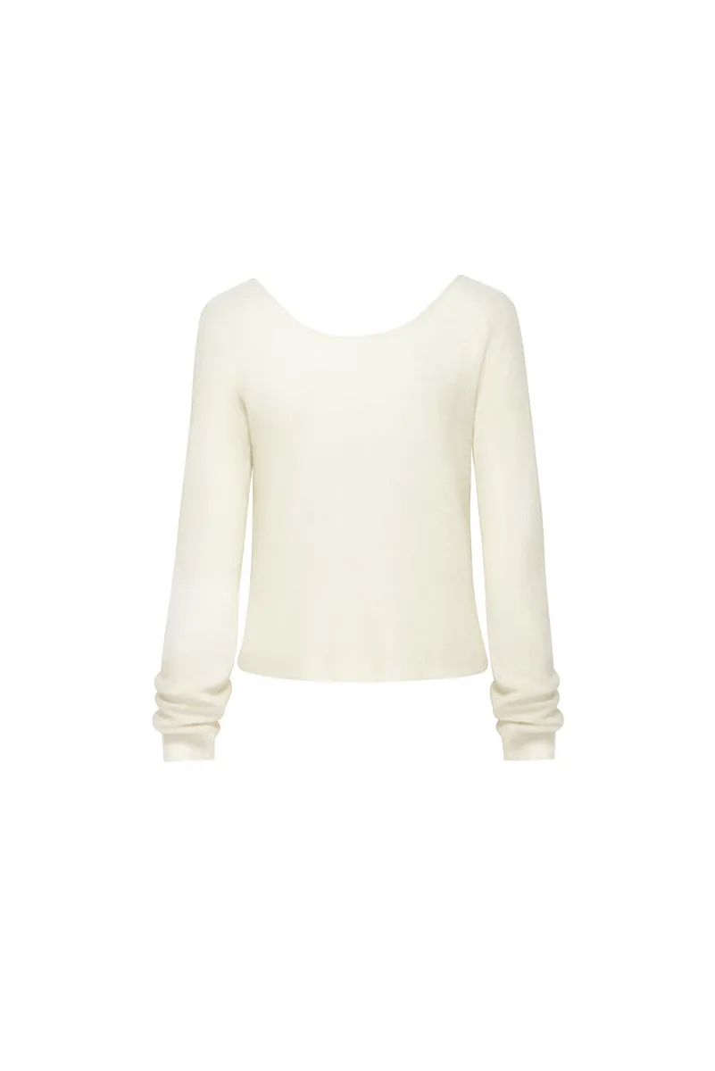 Studio Doe - Fine Wool Blend Wide Neck Sweater