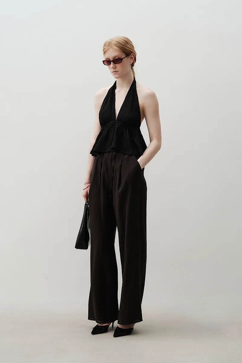 Studio Doe - Shirred Texture Backless Bratop