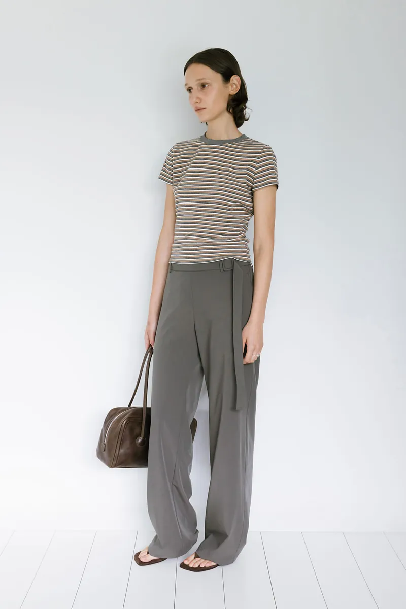Studio Doe - LazyChic Straight Pants with Belt