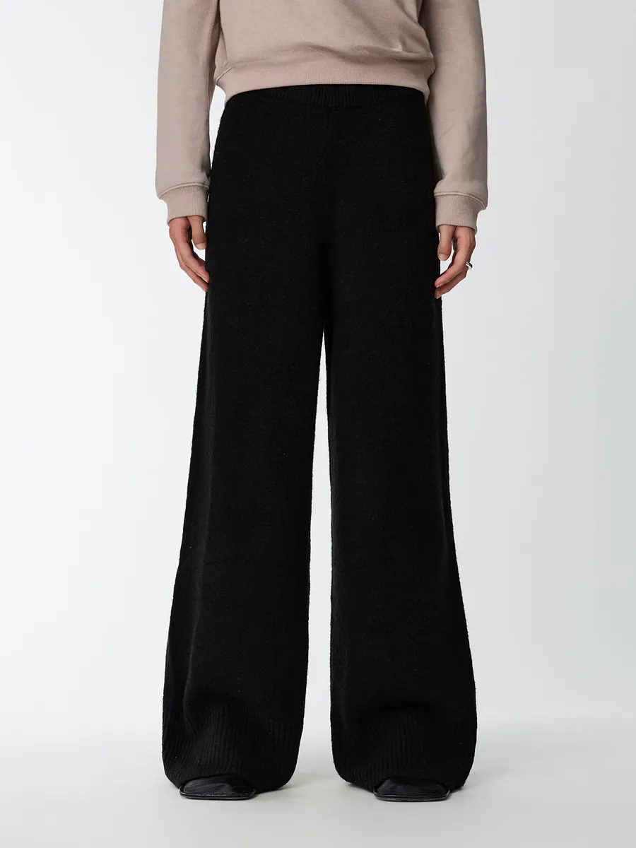 Studio Doe - H-Line Low-Crotch Knit Wide Pants