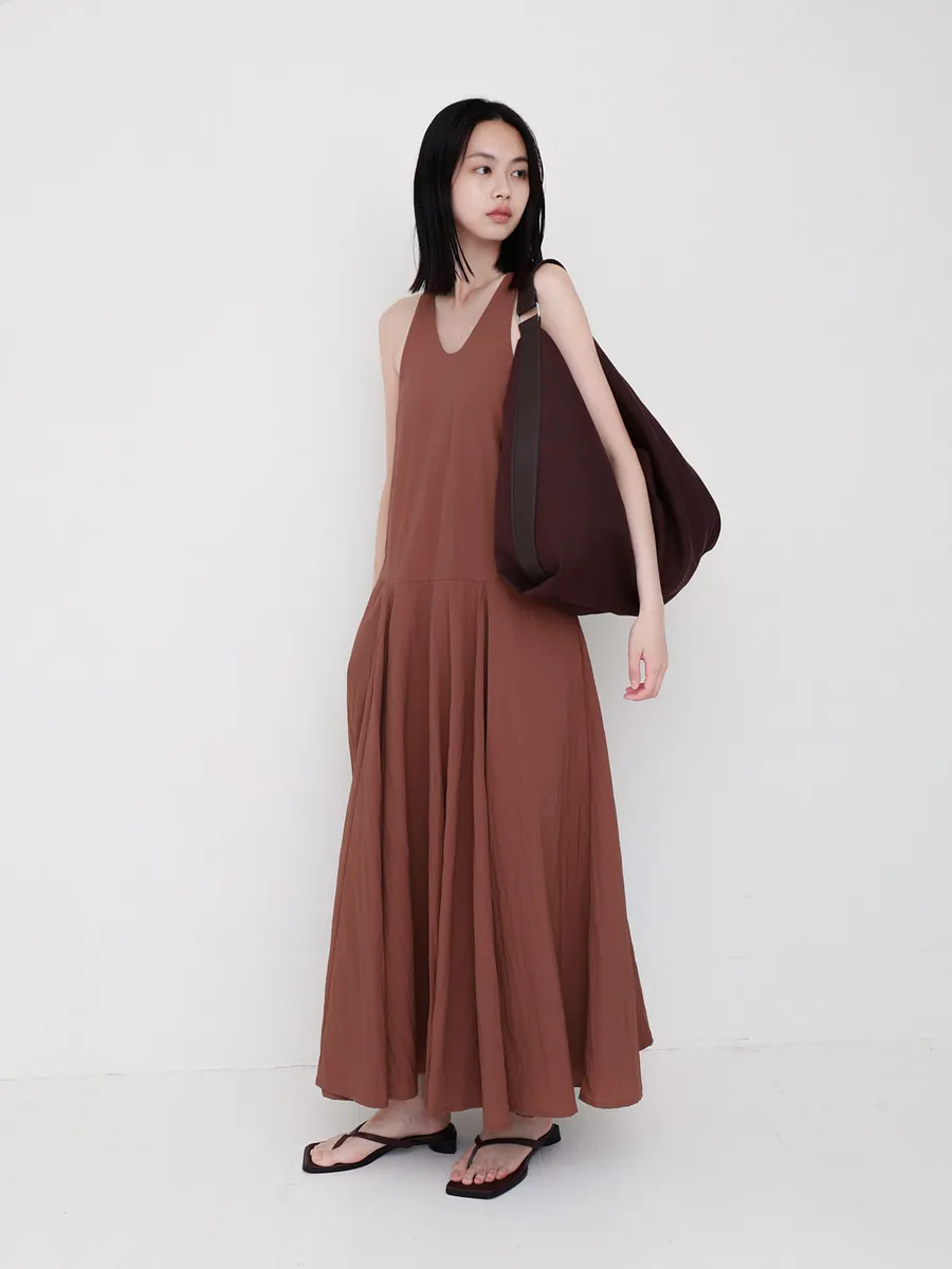 Studio Doe - Low Waist Panel Flared Dress