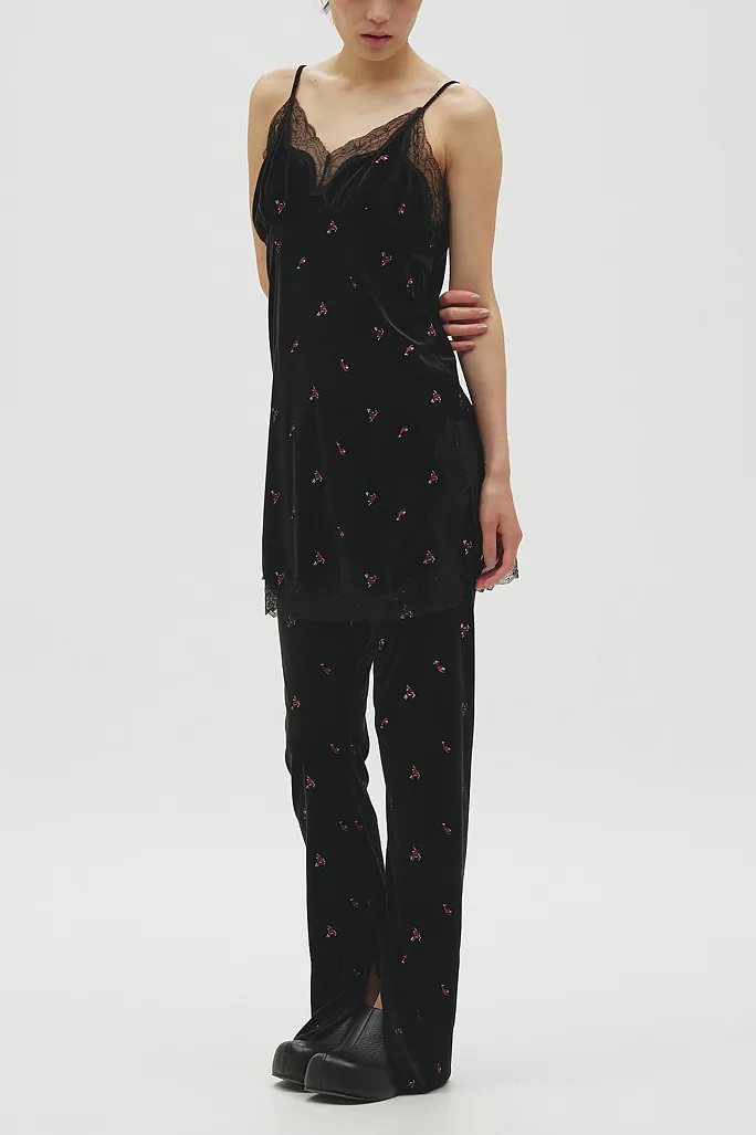 [PRE-ORDER] TODAYFUL - Petit Flower Velour Leggings