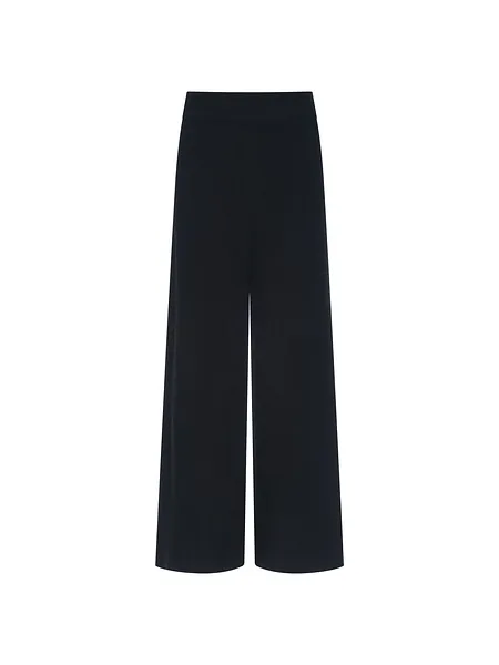 Studio Doe - H-Line Low-Crotch Knit Wide Pants