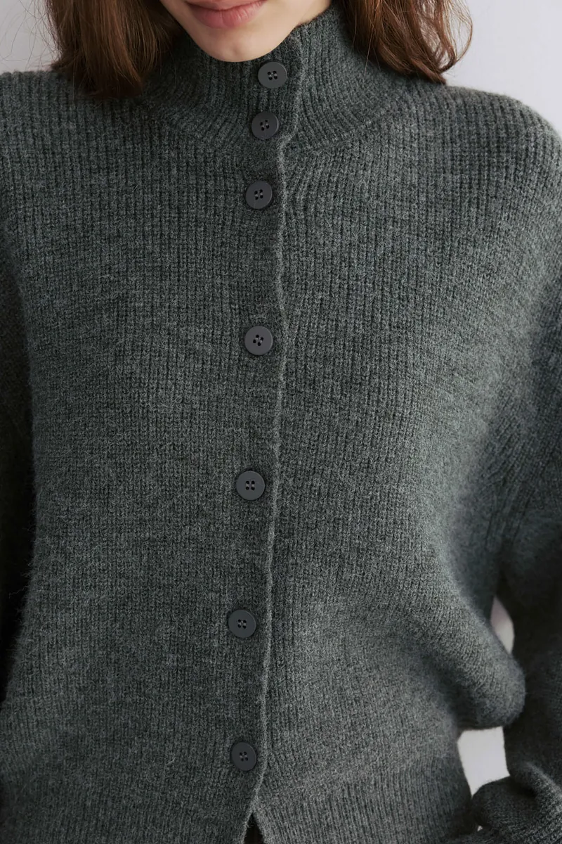 Studio Doe - Stand Collar Cardigan