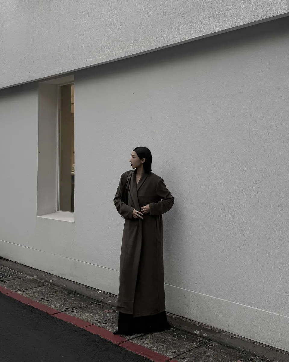 Studio Doe - Stretch Soft Wool Double-Breasted Coat
