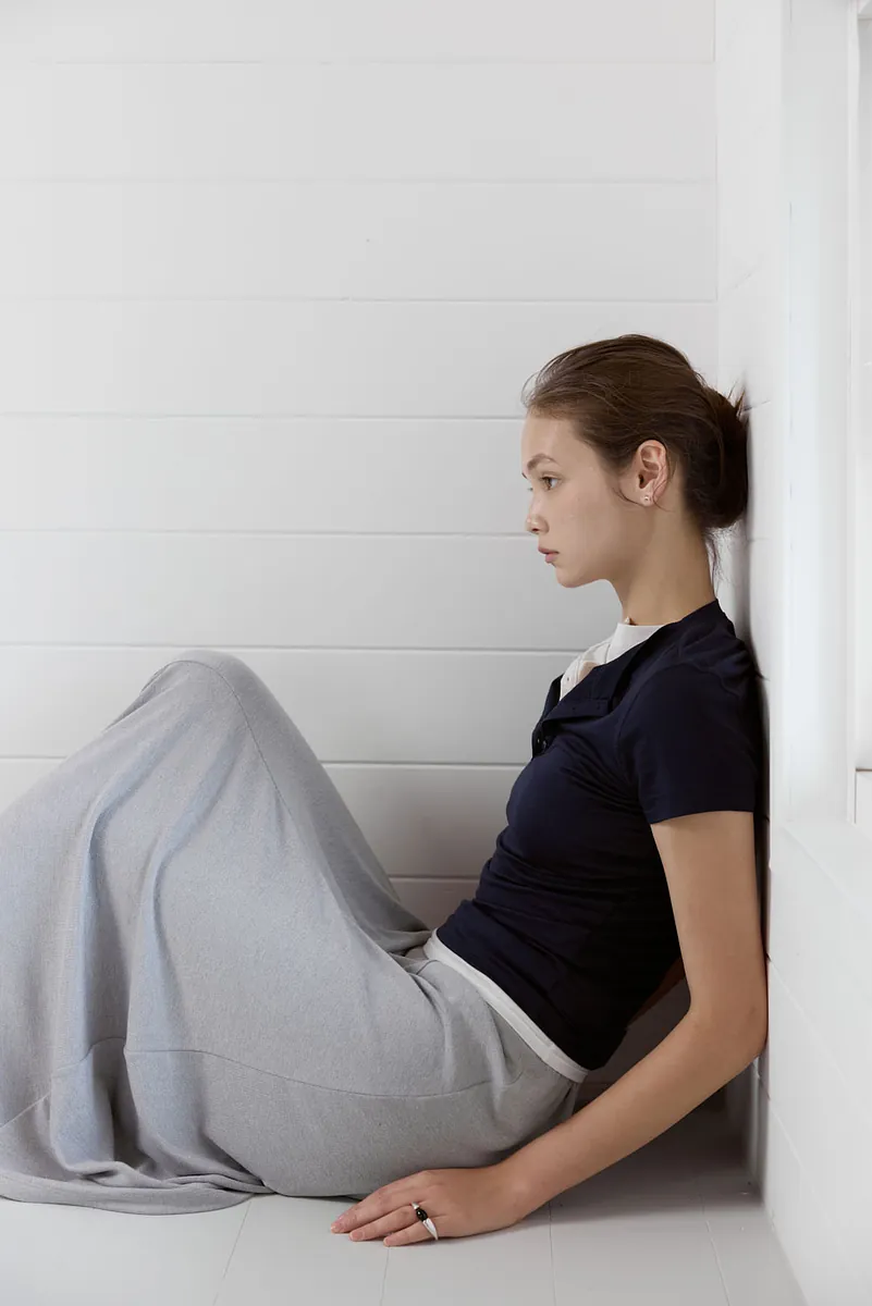 Studio Doe - Asymmetrical Knit Skirt