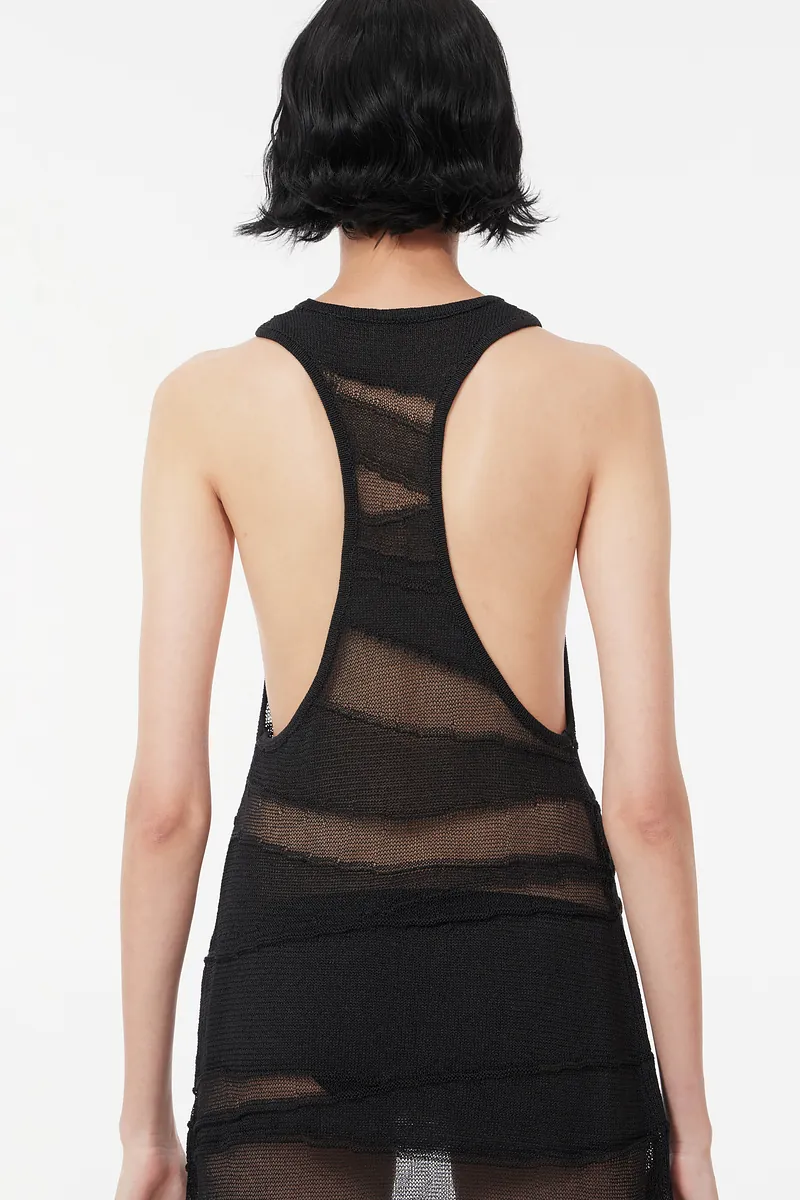 Knitted Sleeveless Maxi Dress