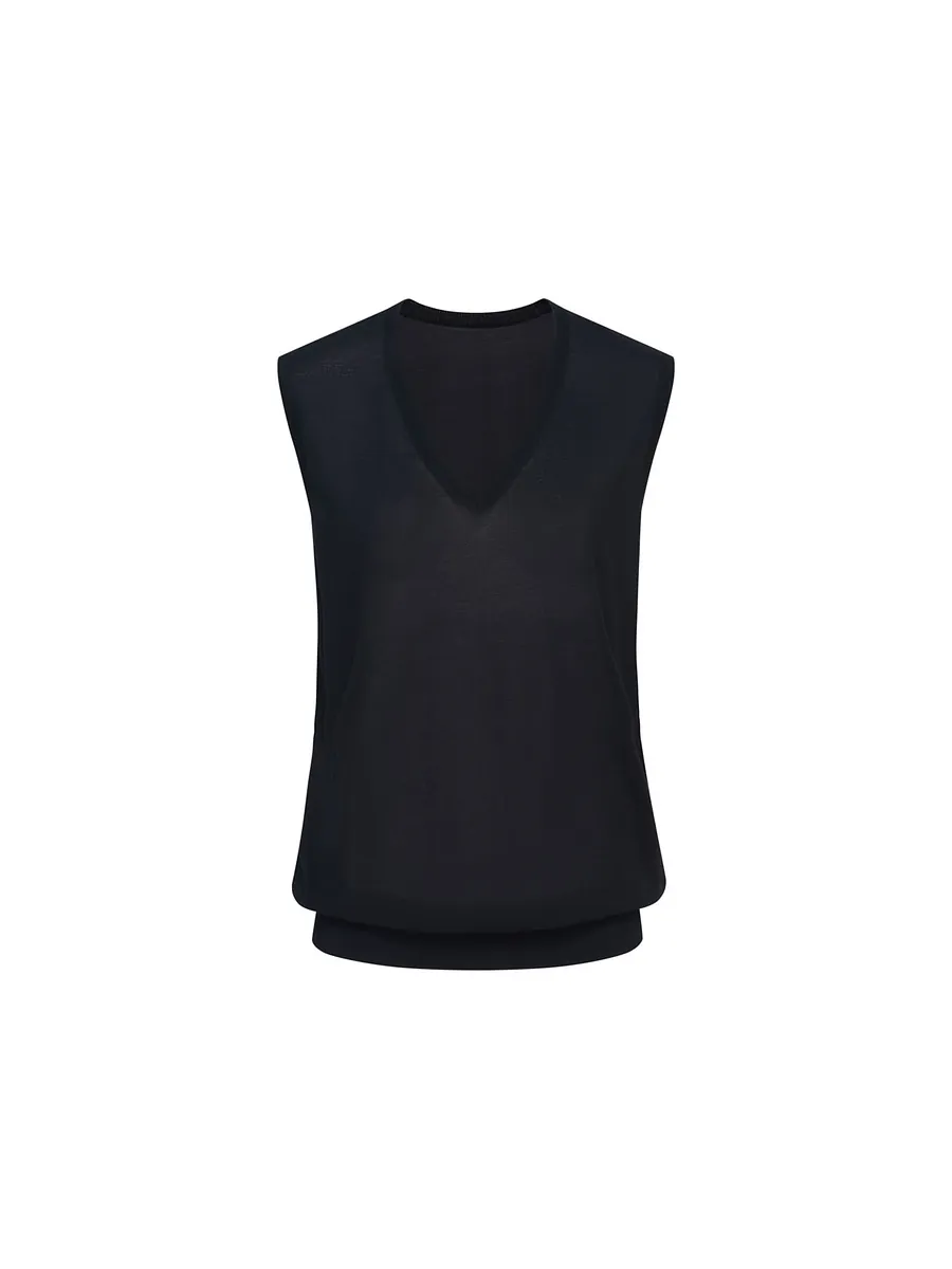 Studio Doe - V-Neck Tencel Fine Knit Tank Top