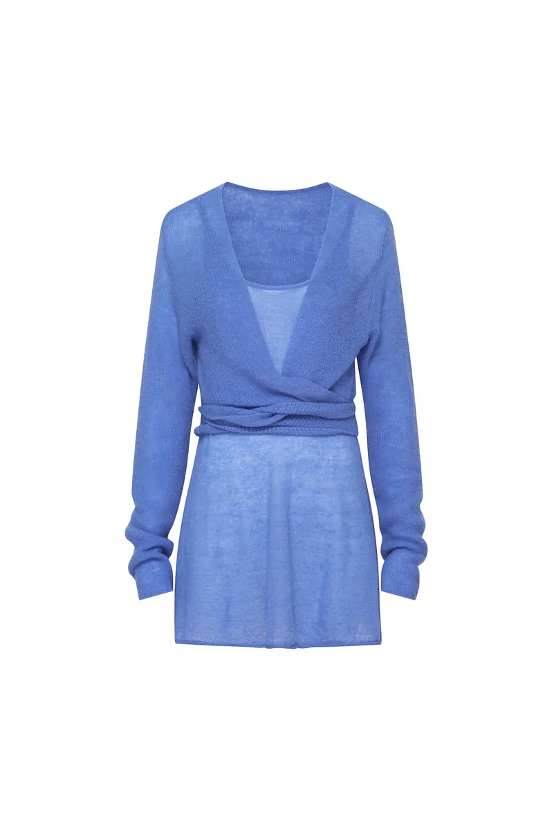 Studio Doe - Fine Wool Blend Knit Two-Piece Set
