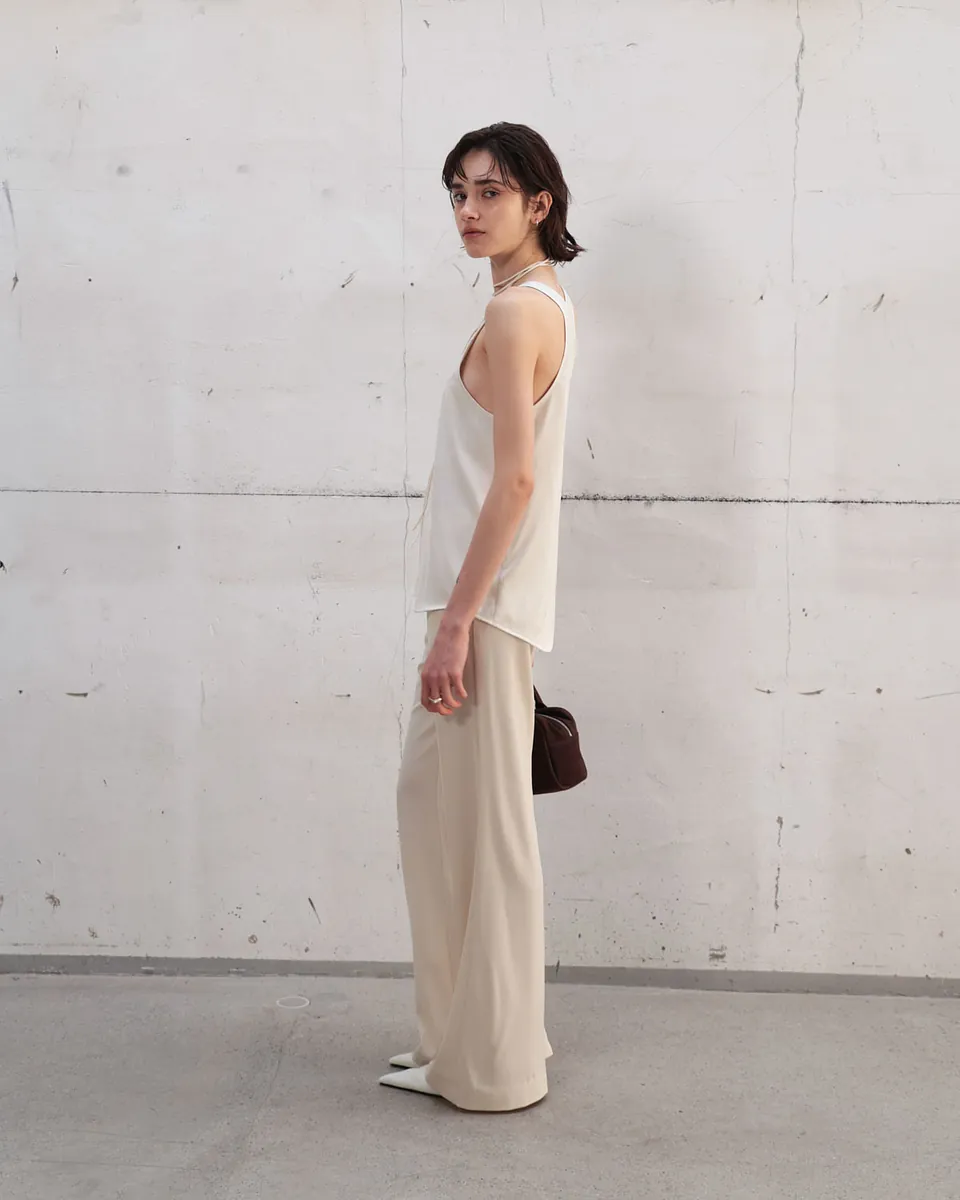 Studio Doe - Matte Satin U-Neck Tank Top