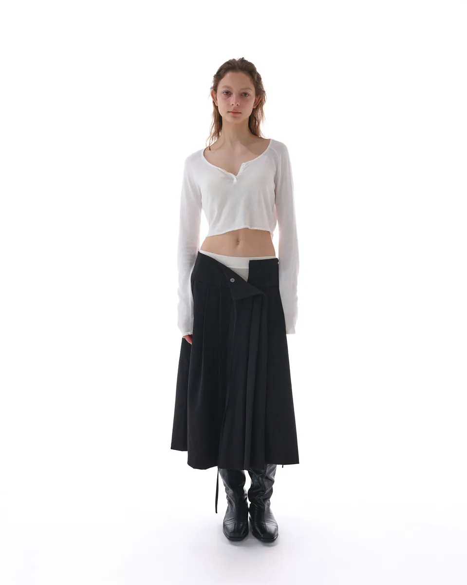Studio Doe - Cool Gauze Button Front Knit Top