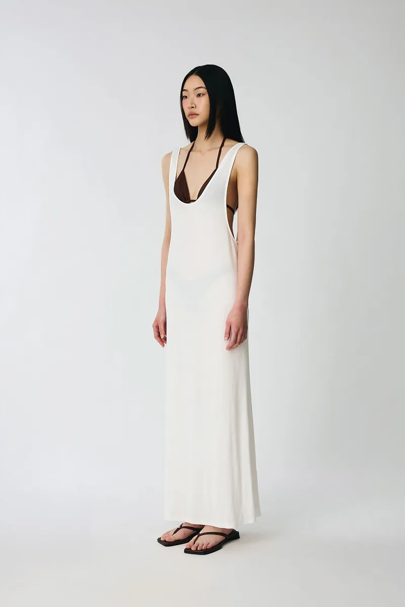 Studio Doe - Doe：Molly Tencel Backless Cover-Up Dress