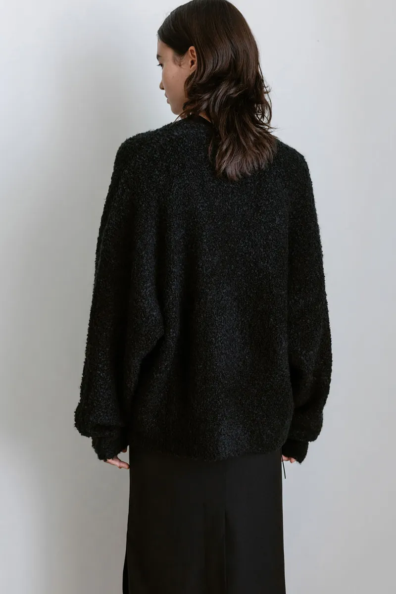 Studio Doe - Fluffy Wool V-Neck Loose Sweater
