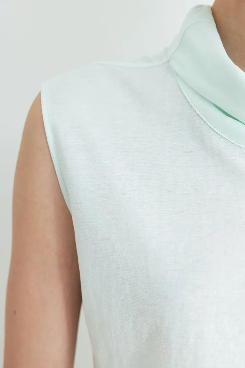 Studio Doe - Gathered Neck Textured Top