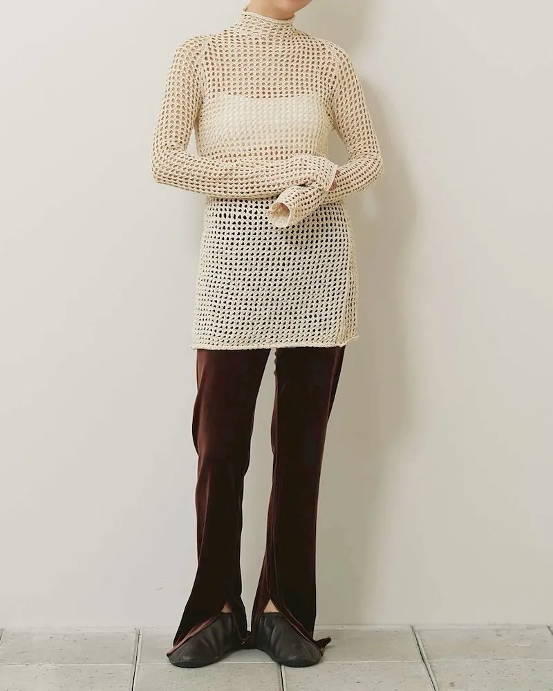 TODAYFUL - Velour Slit Leggings