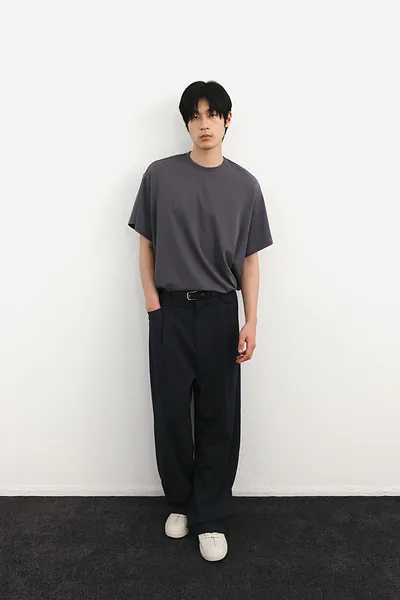 Studio Doe - Gender Free Wool-like Tuck Trousers
