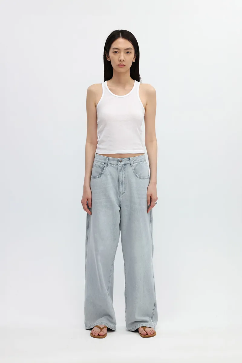 Studio Doe - Adjustable Waist Denim Pants