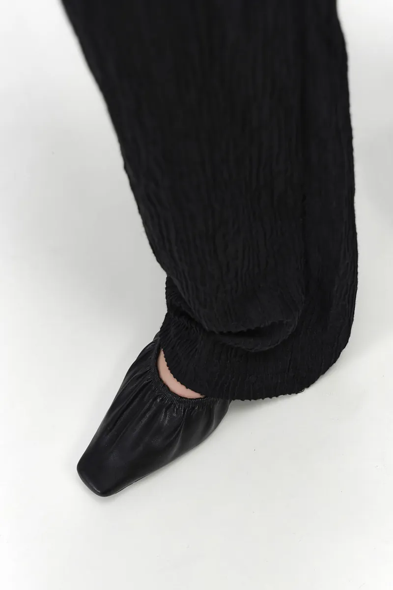 Studio Doe - Floral Pattern Sheer Easy Pants
