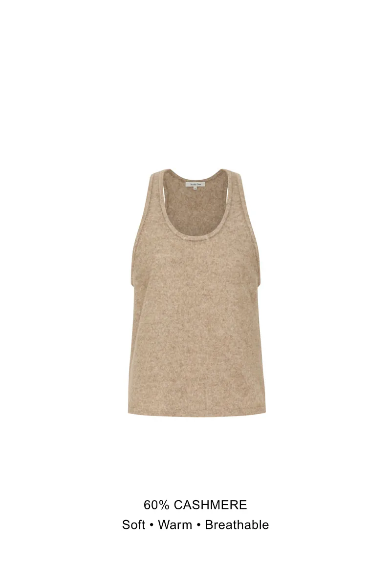 Studio Doe - Cashmere Light Knit Tank Top
