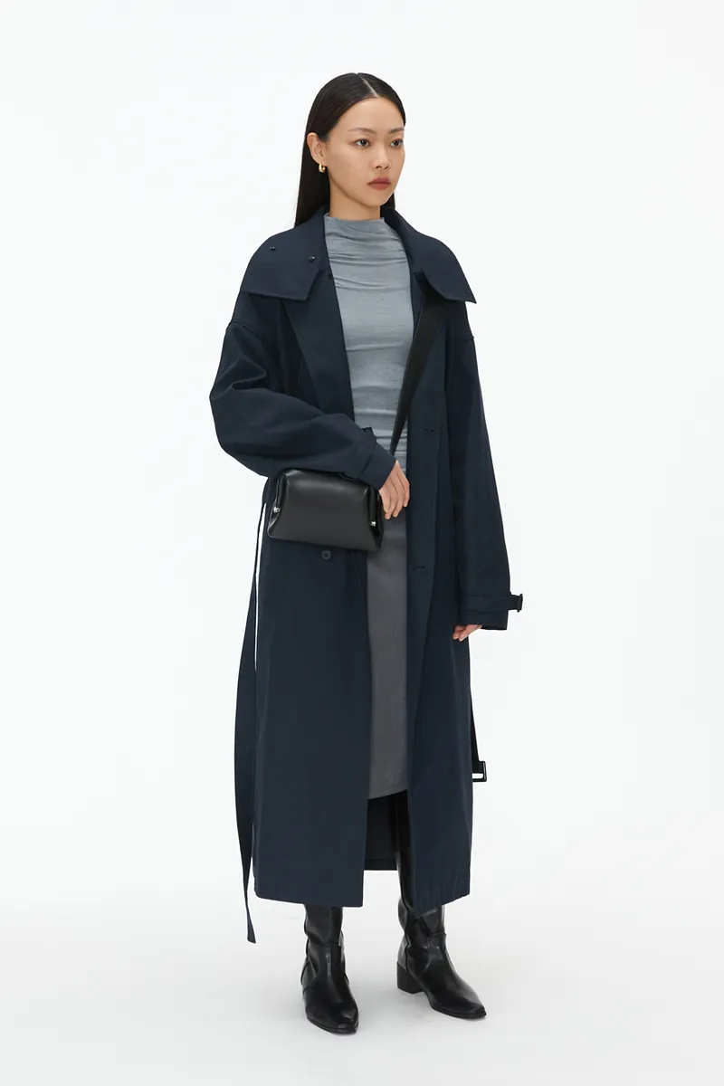 Studio Doe - Structured Pleated Knee-Length Skirt