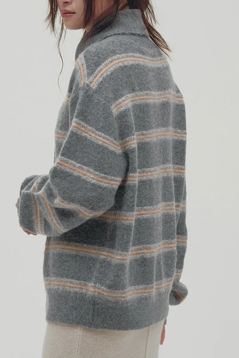 [PRE-ORDER] TODAYFUL - Multicolor Border Knit