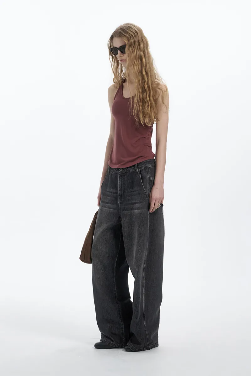 Studio Doe - Low Pocket Washed Denim Pants
