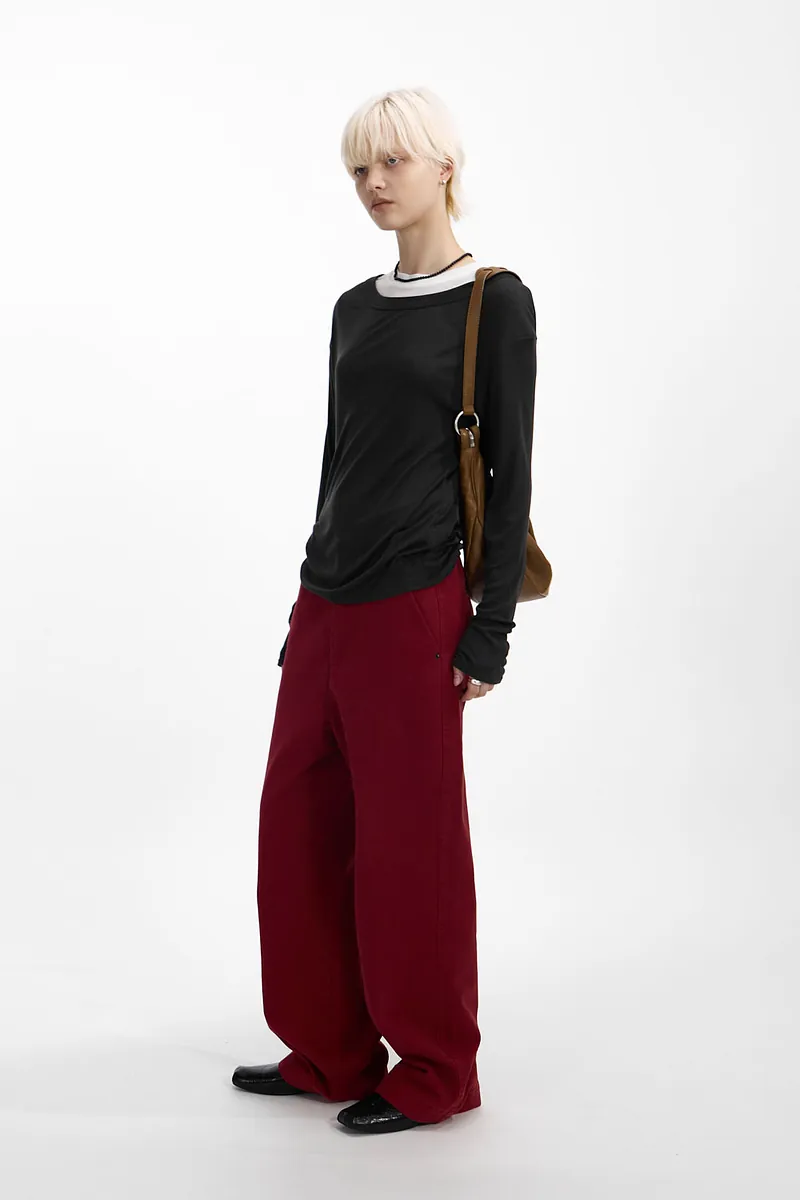 Studio Doe - Premium Tencel Wide Neck Knit Top