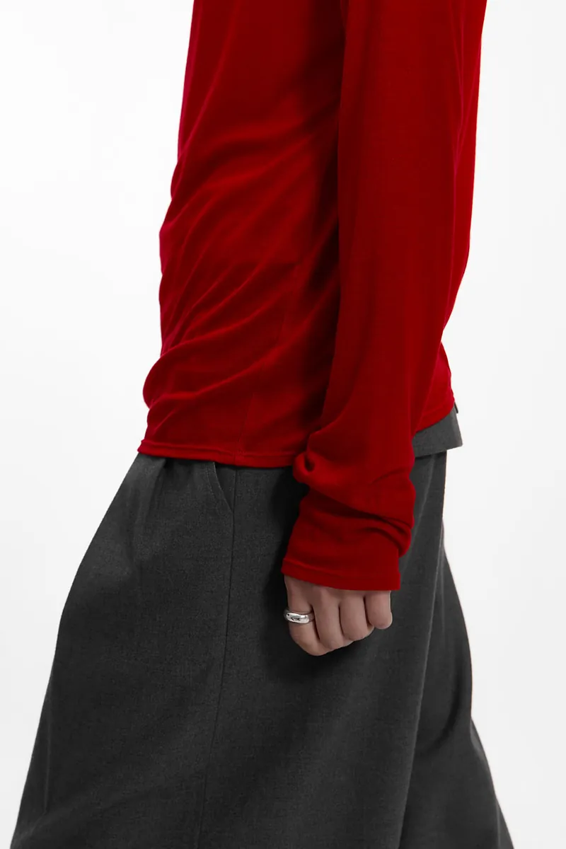 Studio Doe - Premium Tencel Wide Neck Knit Top