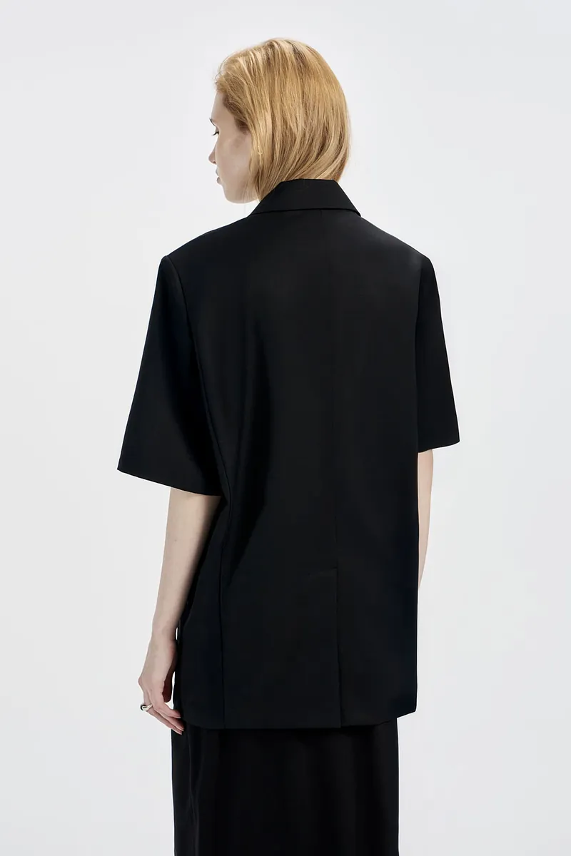 Studio Doe - Double-breasted Short-sleeved Jacket