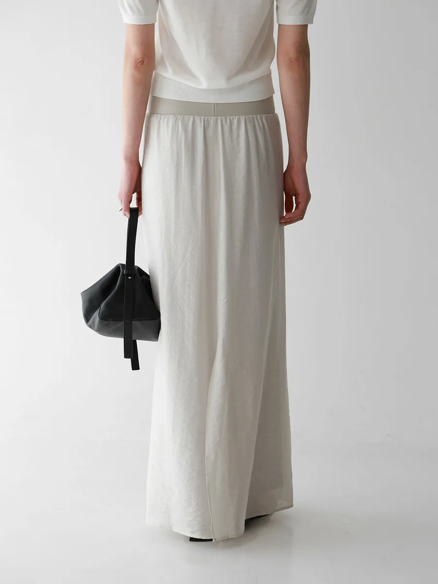 Studio Doe - Elastic Waist Sheer Layered Skirt