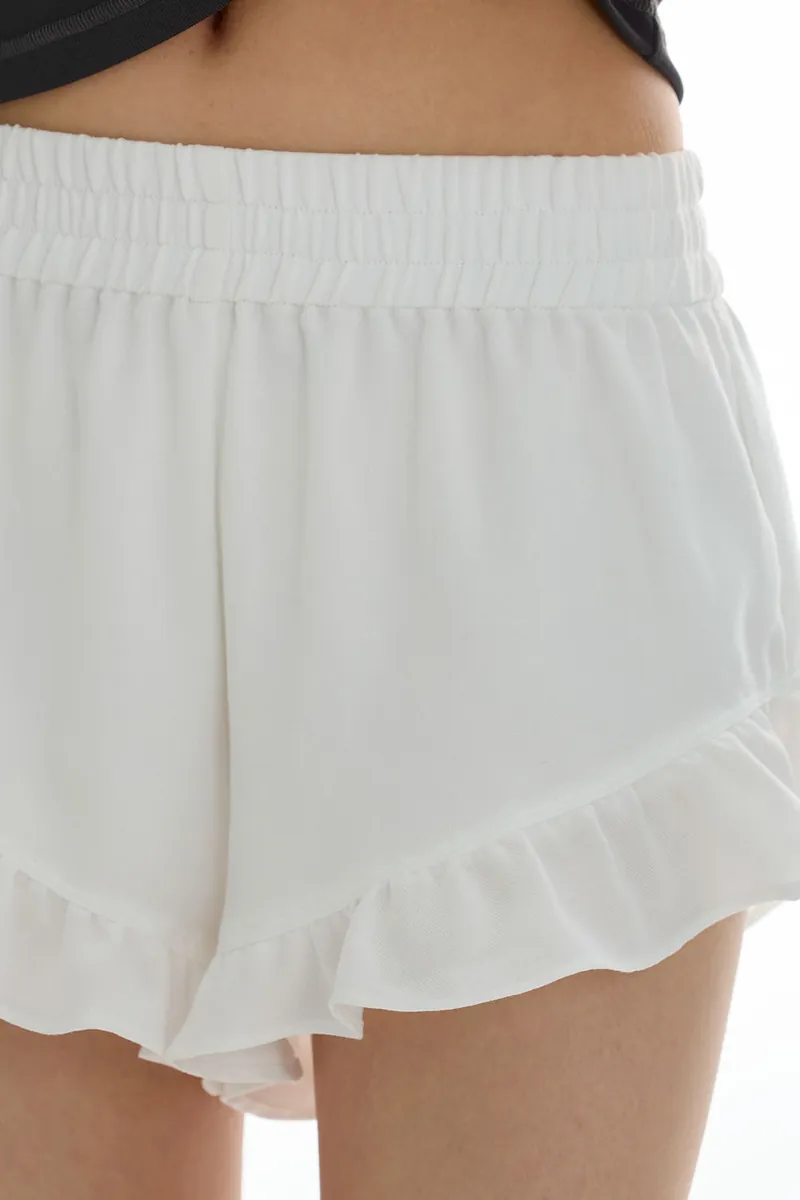 Doe：Molly Ruffle A-line Shorts