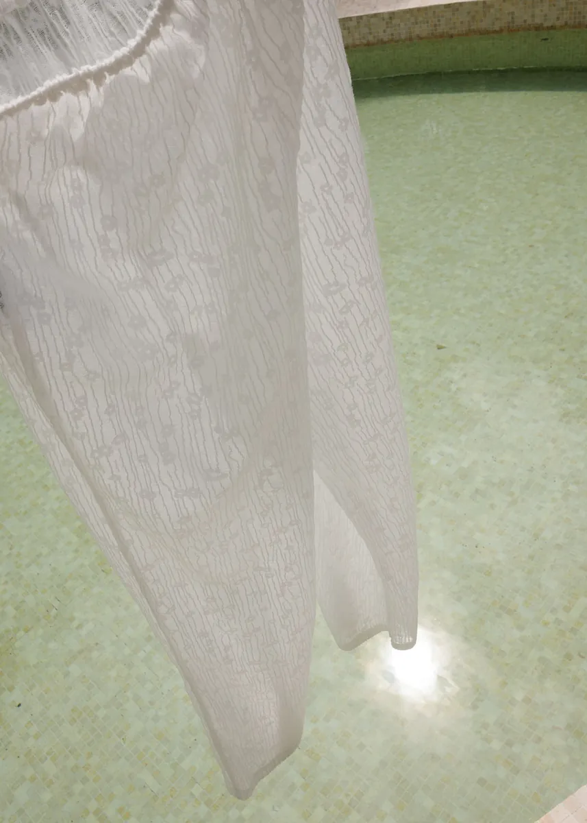 Studio Doe - Floral Pattern Sheer Easy Pants