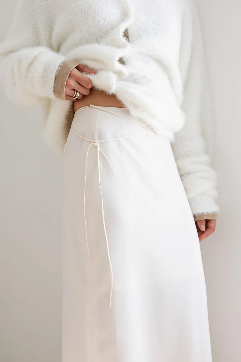 Studio Doe - Adjustable Tie Slit Straight Skirt
