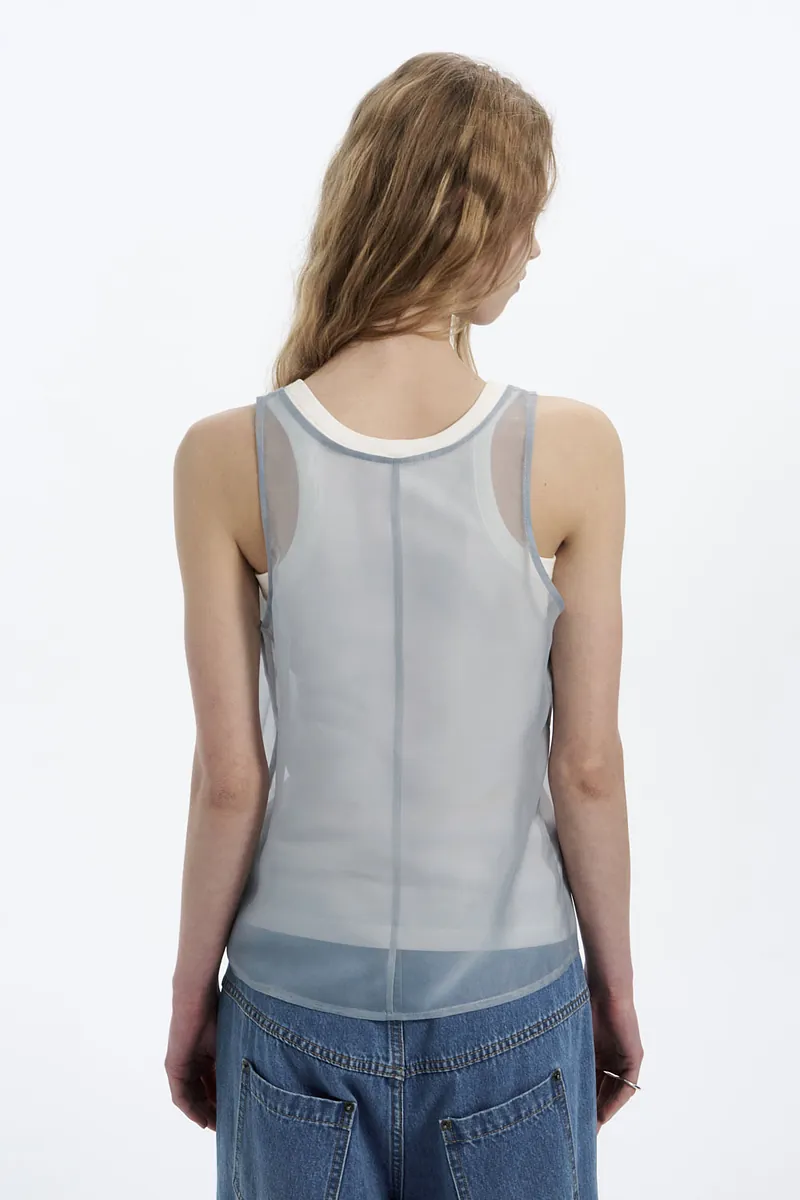 Studio Doe - Sheer Buttoned Vest