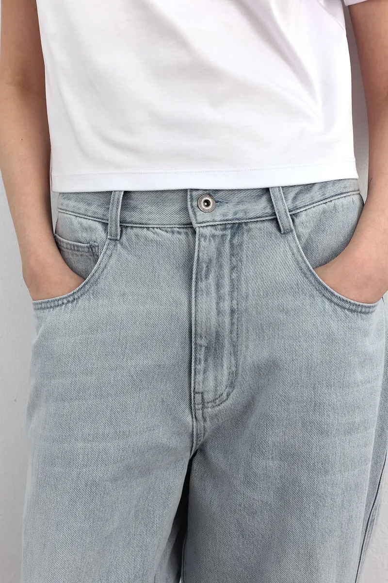 Studio Doe - Adjustable Waist Denim Pants