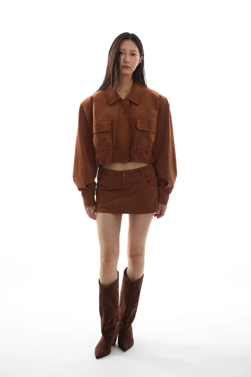 Studio Doe - Doe：Molly Faux Suede Skort