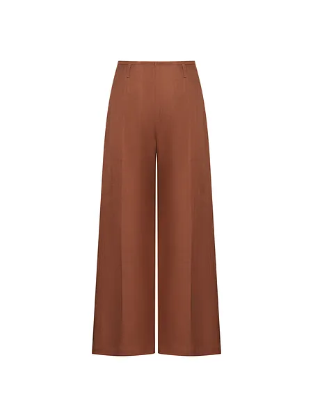 Studio Doe - Tencel Linen Low-Rise Wide Pants