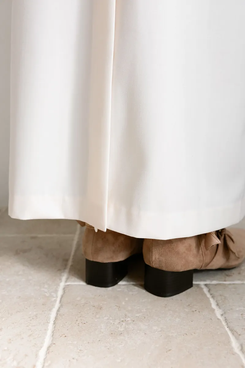 Studio Doe - Adjustable Tie Slit Straight Skirt
