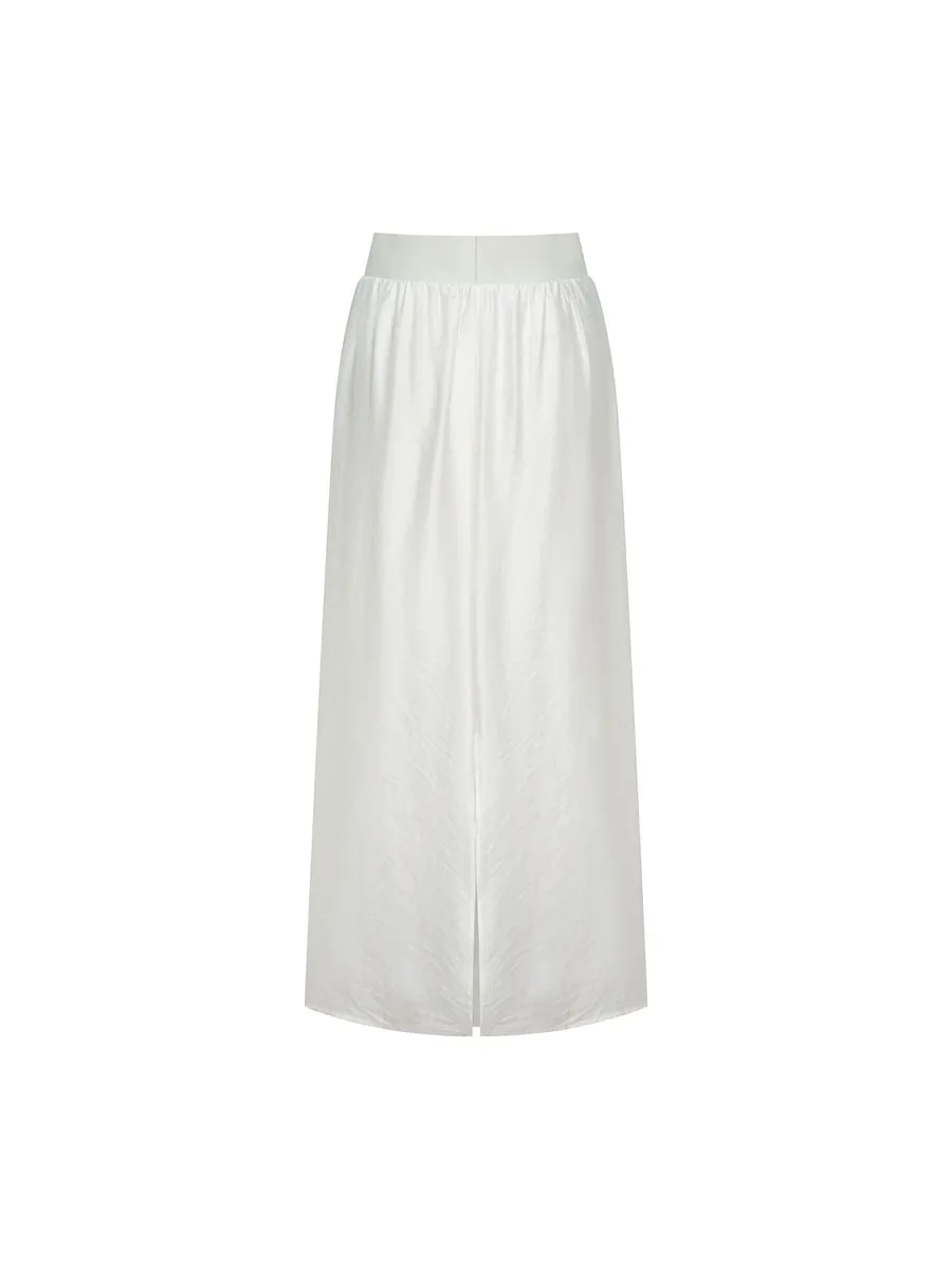 Studio Doe - Elastic Waist Sheer Layered Skirt