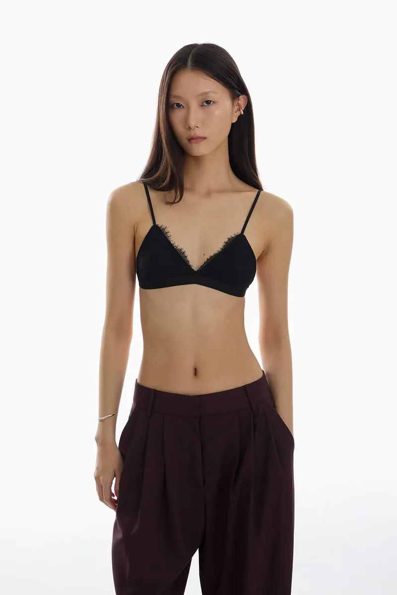 Doe：Molly Lace Piping Bra