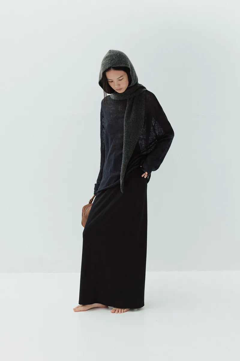 Studio Doe - Cashmere Soft Knit Hooded Scarf