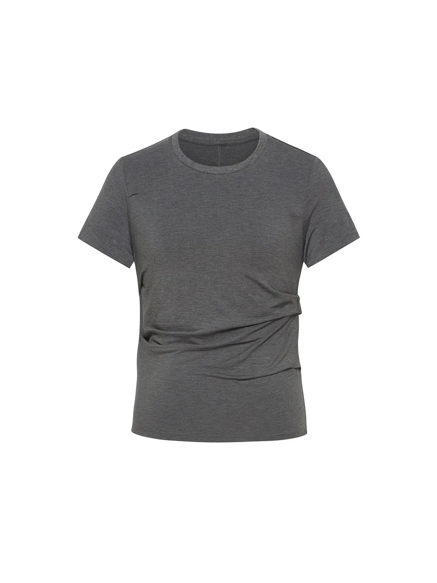 Studio Doe - Side Gathered Stretch Tee