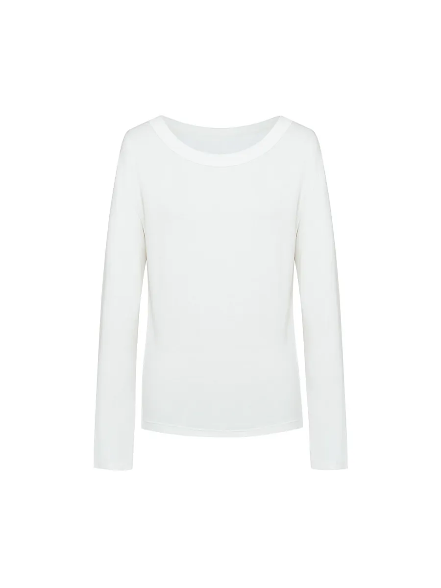 Studio Doe - Premium Tencel Wide Neck Knit Top