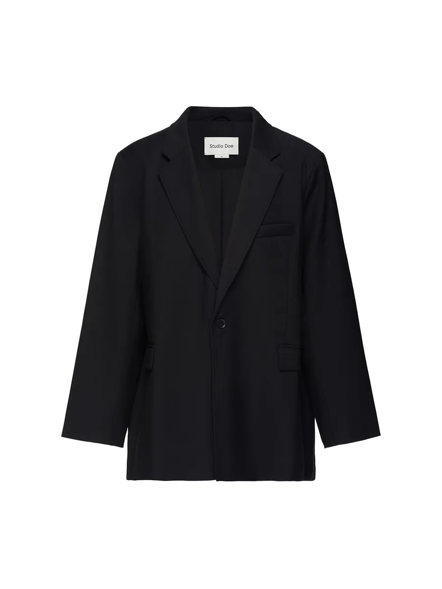 Studio Doe - Classic Gender Free Single-Breasted Oversized Blazer
