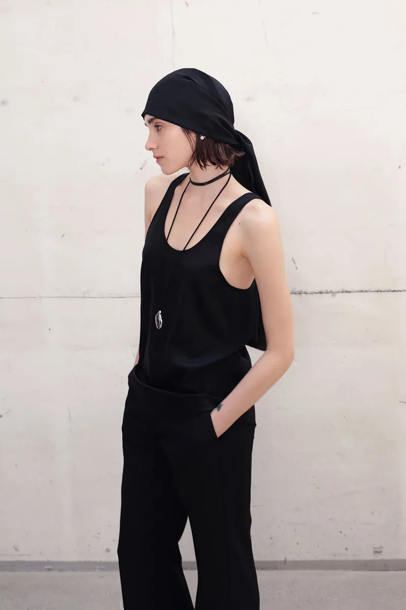 Studio Doe - Matte Satin U-Neck Tank Top